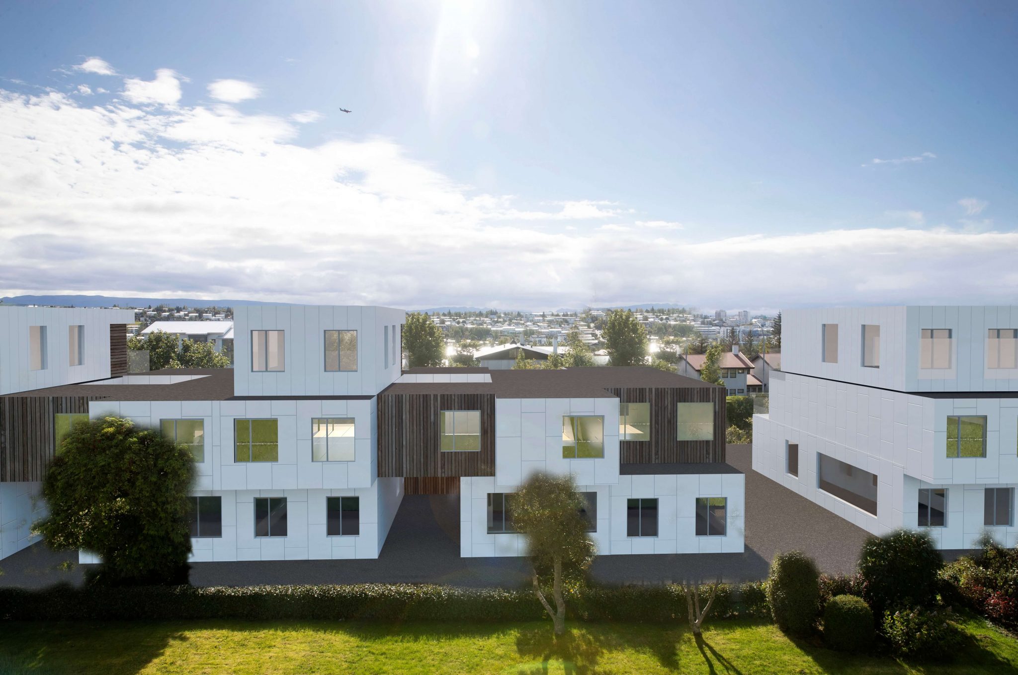 Exterior of the buildings at Furugerði