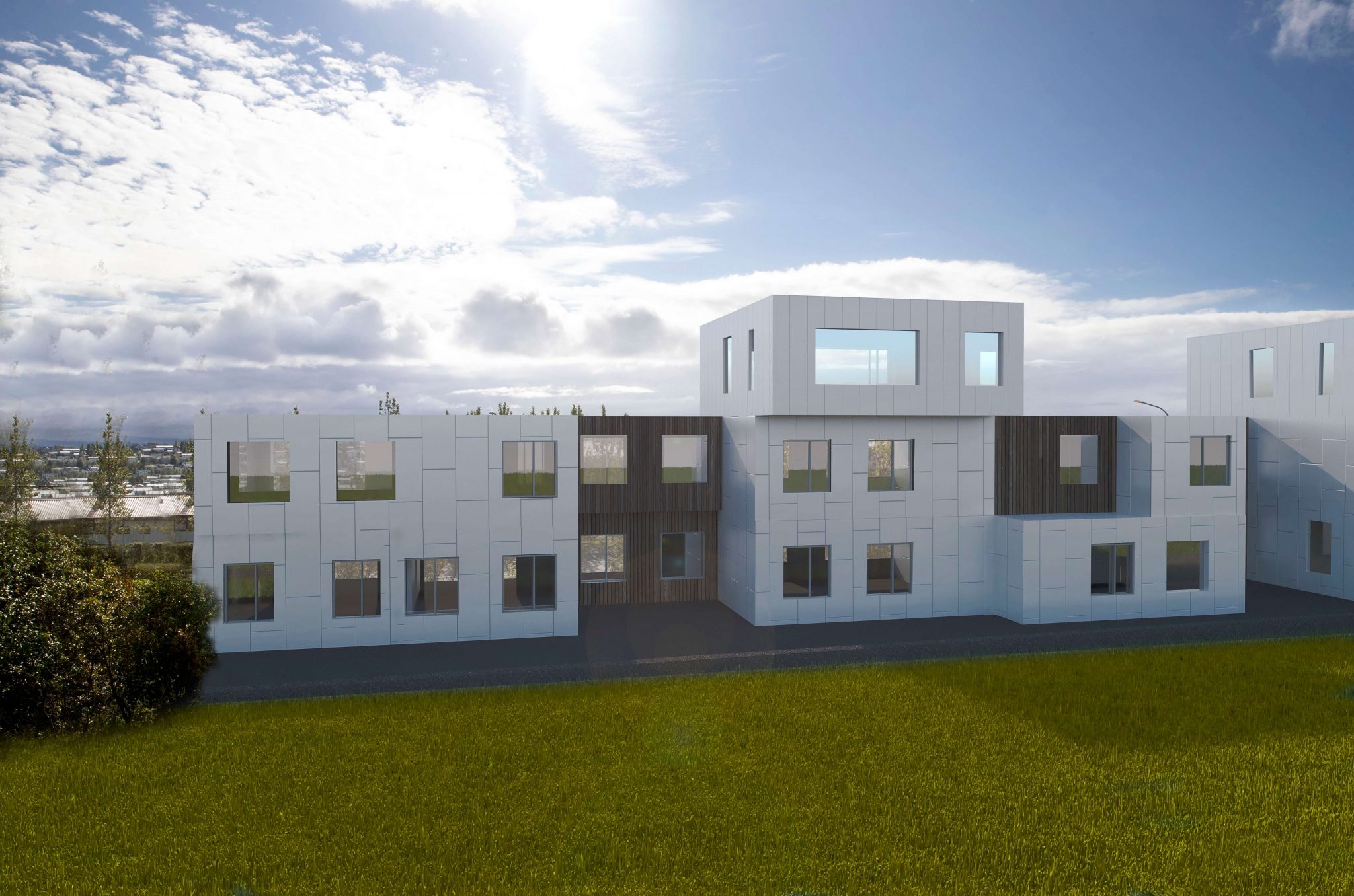 Finishing work at Furugerði 23