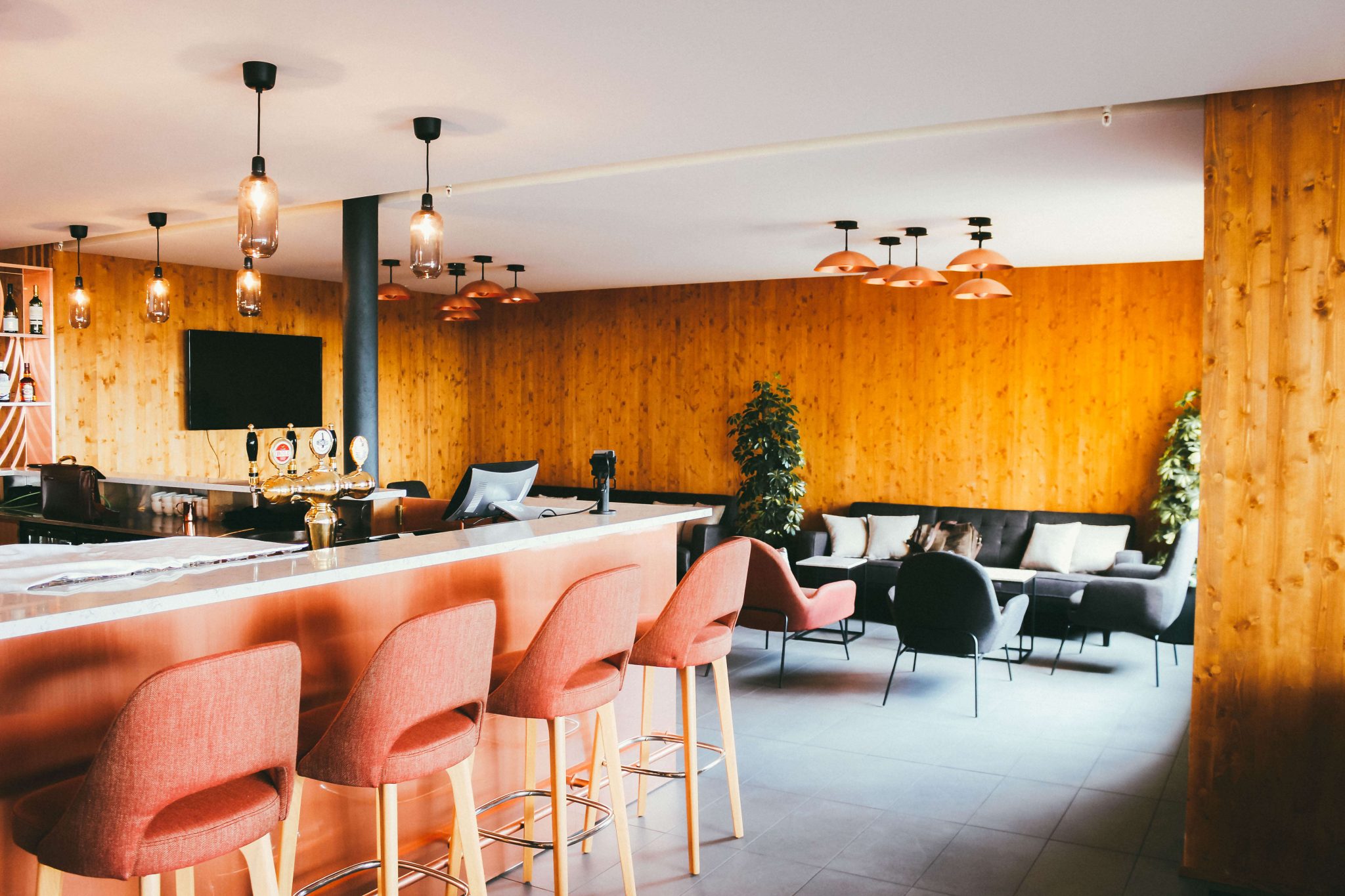 The bar at Fosshótel Mývatn